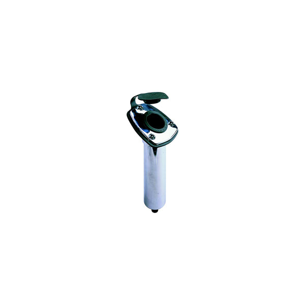 Perko 0448DP1CHR Flush Mount Angled Rod Holder