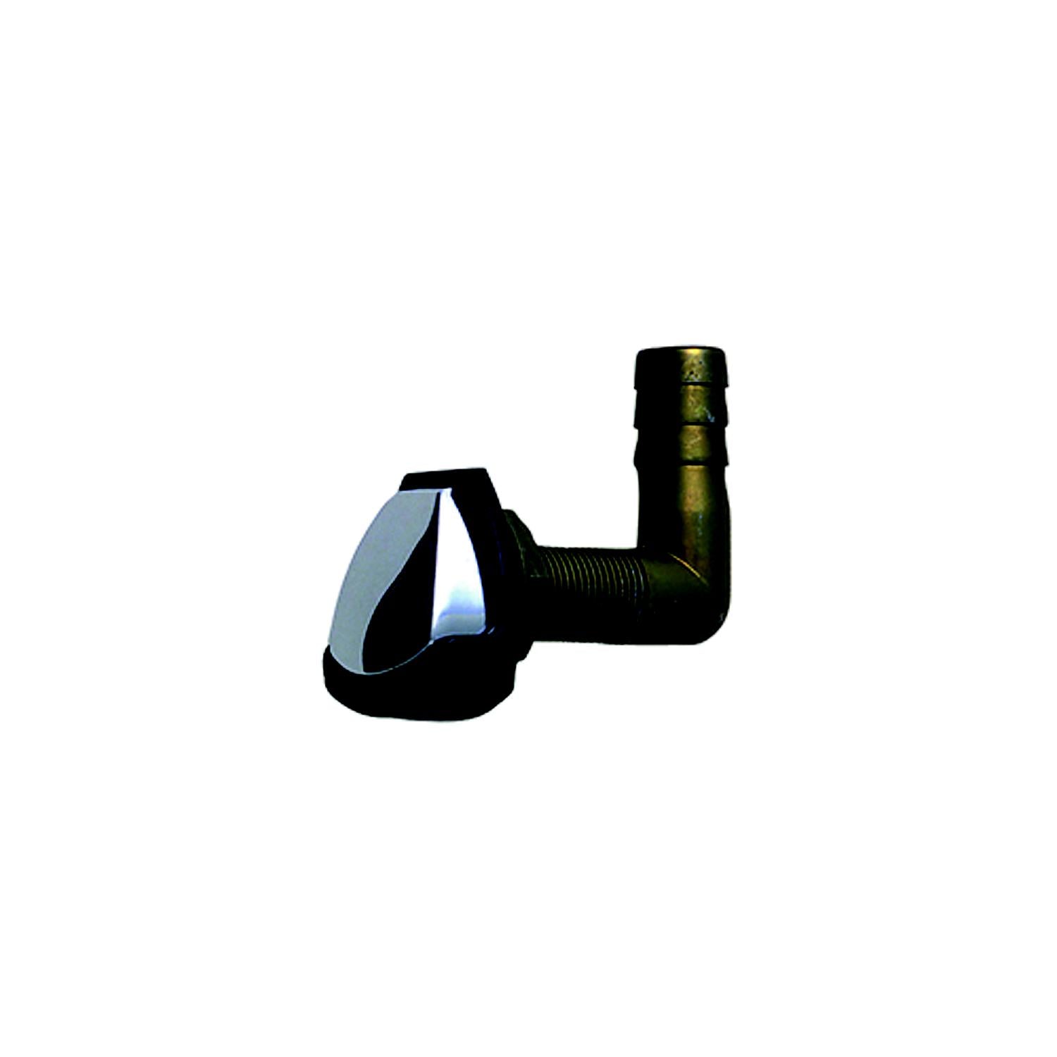 Perko 0561DP4CHR 90Â° Rotating Gas Tank Vent, Chrome/Black