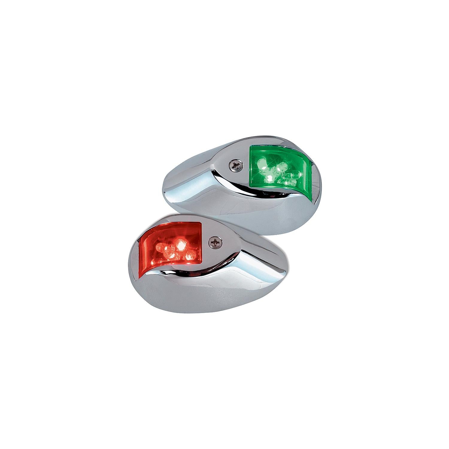 Perko 0602DP1CHR LED 12V Chrome Sidelights Pr