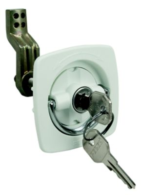 Perko 0931DP2WHT 2-1/2 X2-1/2 White Flush Loc
