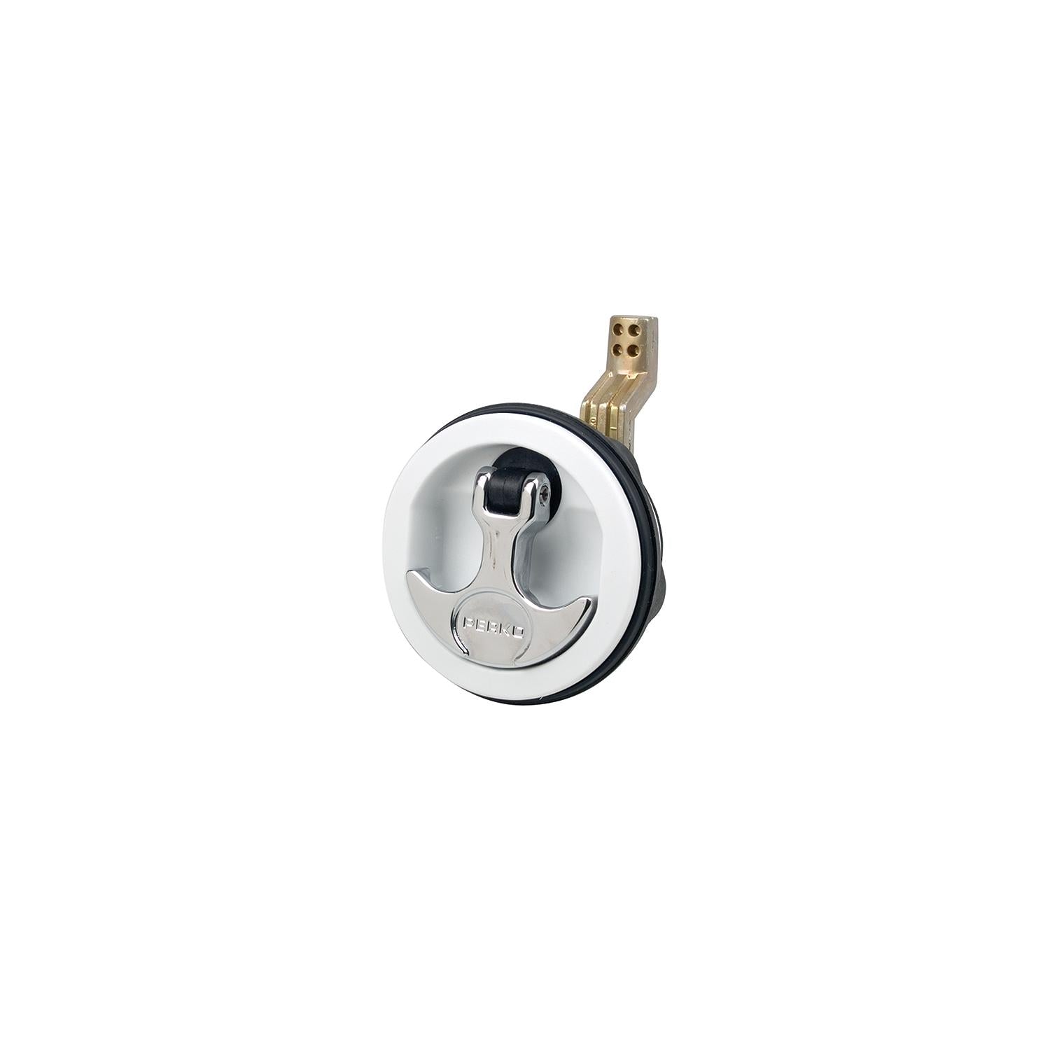 Perko 1092DP1WHT Flush Pulls Latch, White