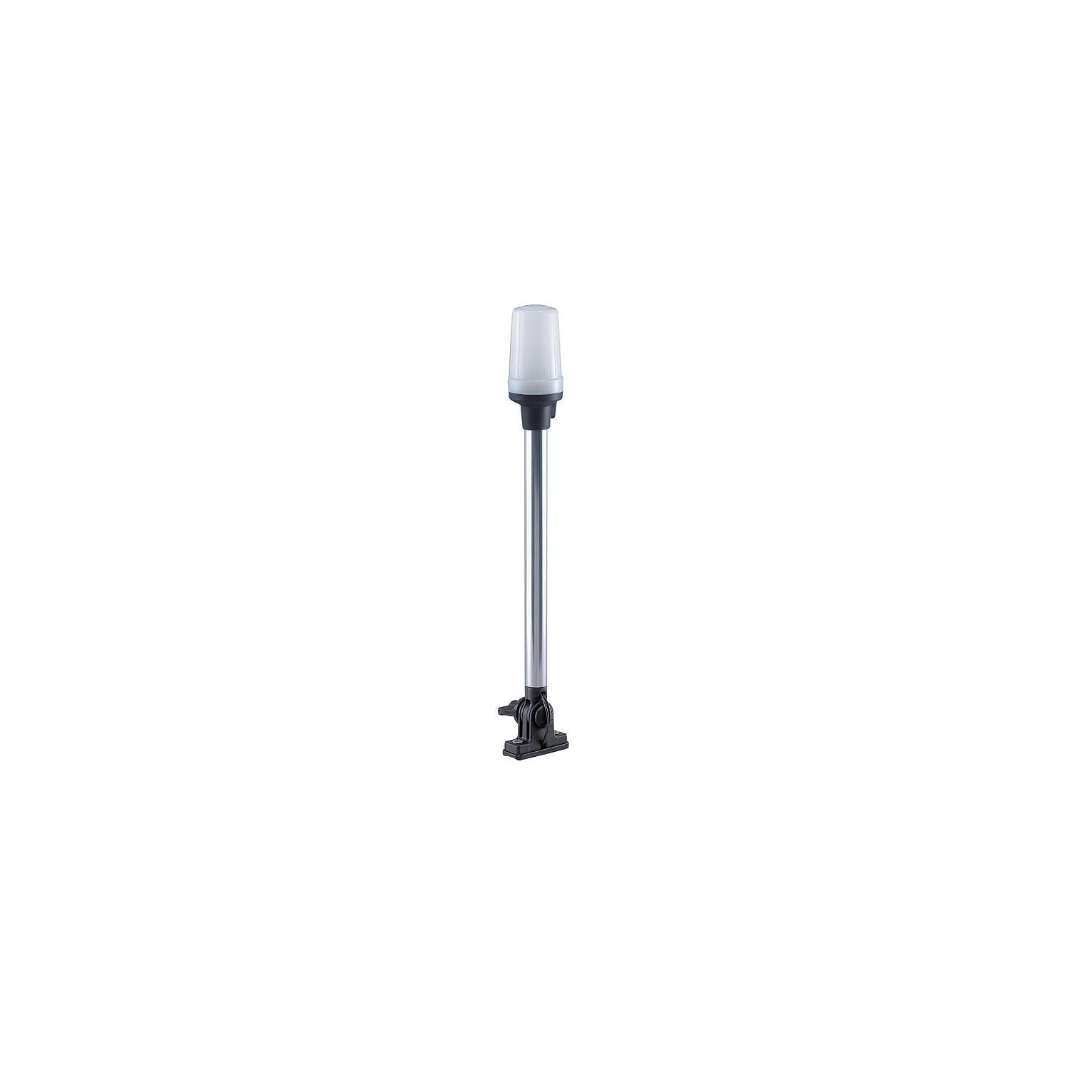 Perko 1137DP0CHR All-Rd Pole Light White Vert Mt
