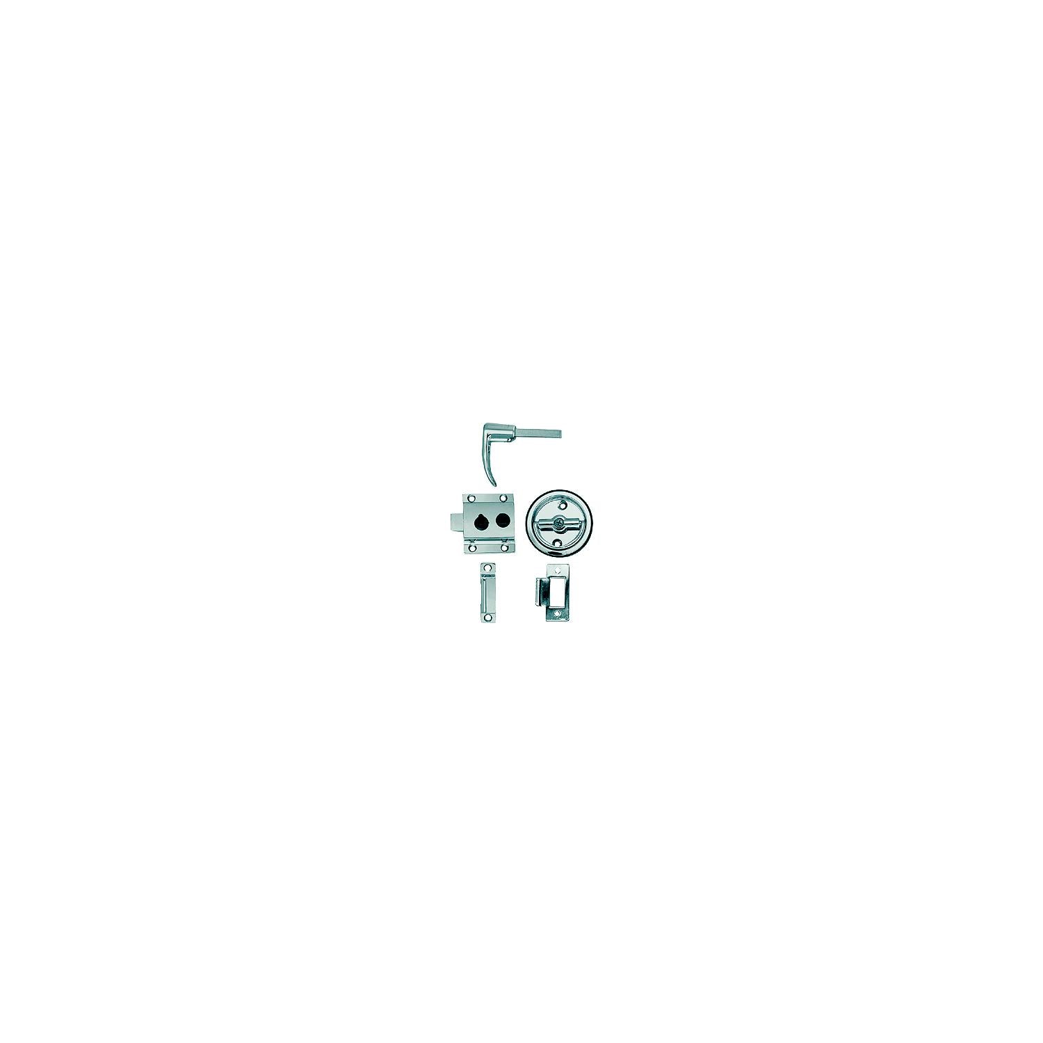 Perko 1280DP0CHR Flush Cup Rim Latch Set, w/Flush Strike, 3/4