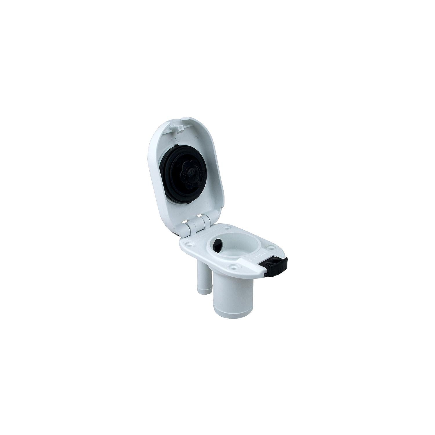 Perko 1319DPGWHT White Plastic Gas Fill & Tank Vent w/Straight Neck