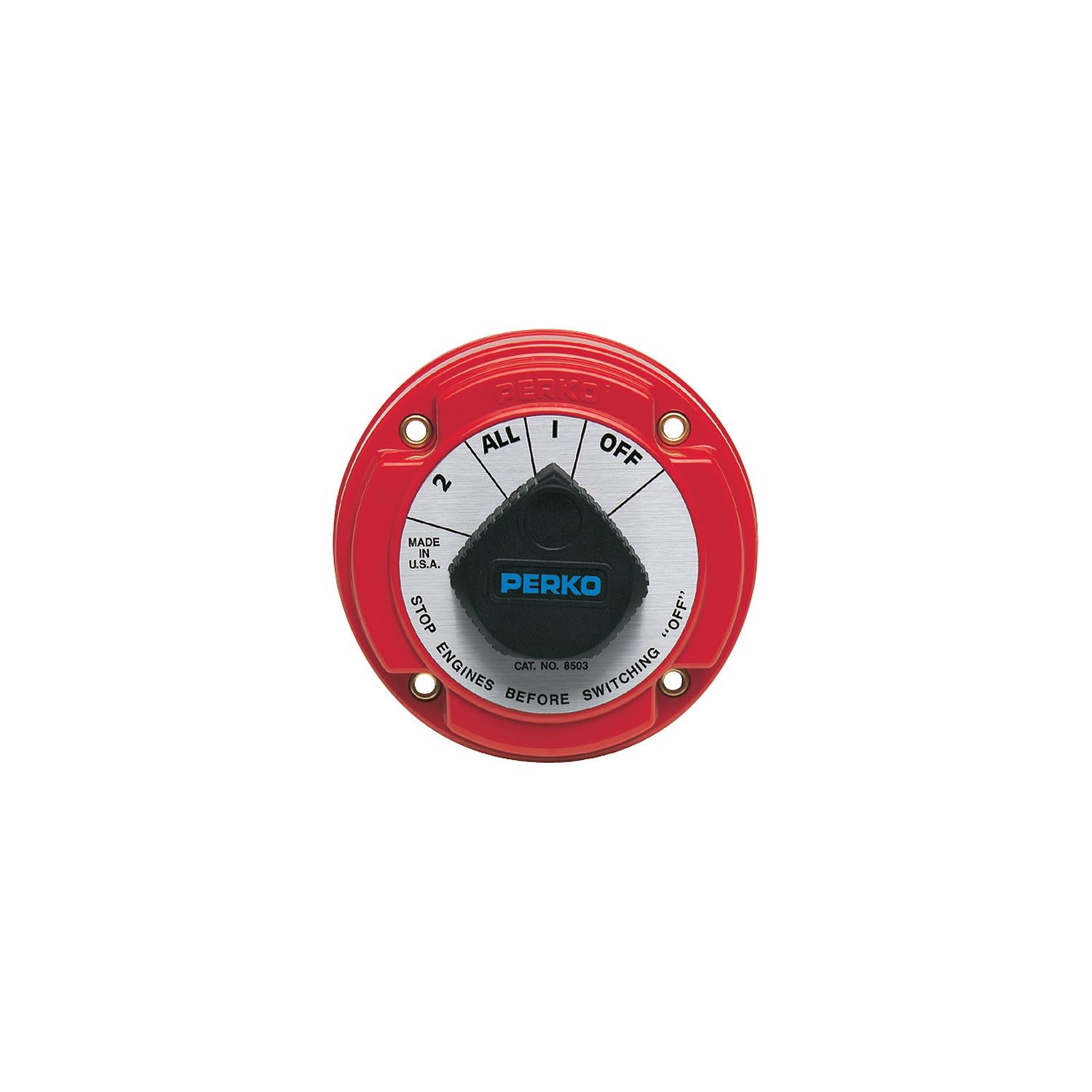 Perko 8503DP Battswitch w/Alternator Disconnect