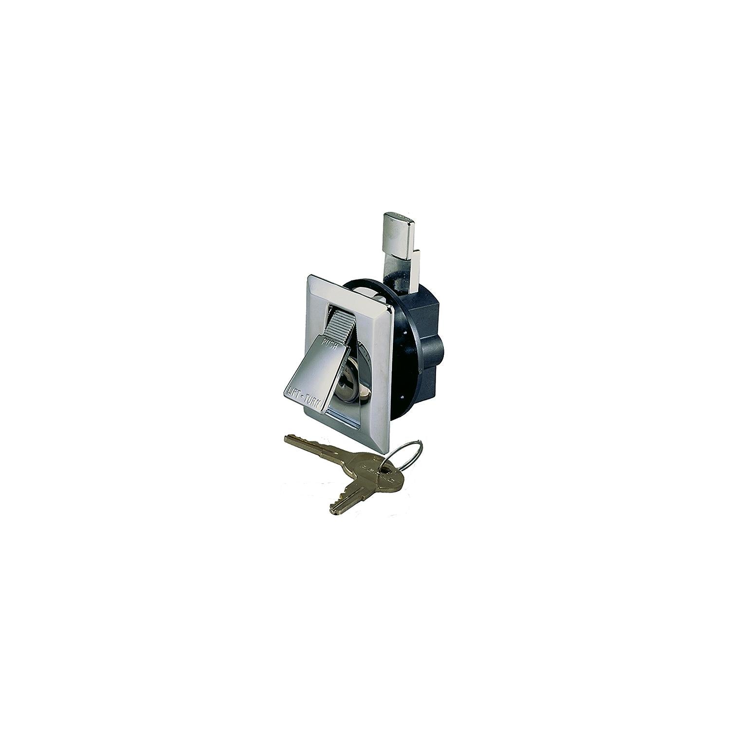 Perko 0921DP0CHR 2-1/4 X 2 Chr Flush Lock Wkey