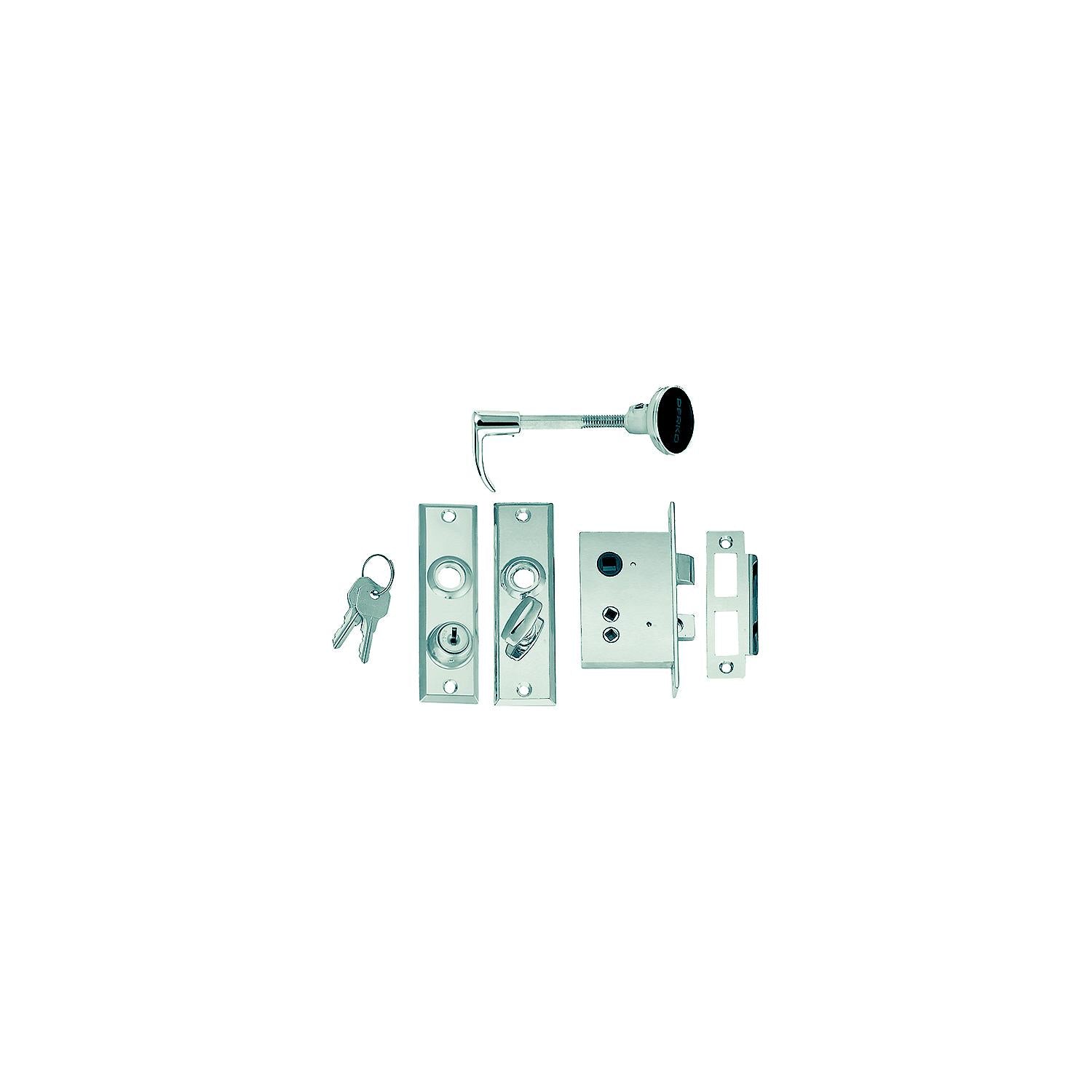Perko 0927DP0CHR Mortise Lock Set