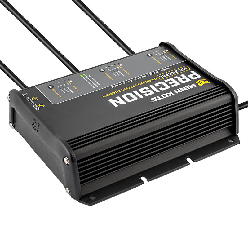 Minn Kota On-Board Precision Charger MK-345 PCL 3 Bank x 15 AMP Lithium Optimized Charger [1833452]