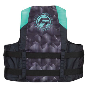 Full Throttle Adult Nylon Life Jacket - 2XL/4XL - Aqua/Black [112200-505-080-22]