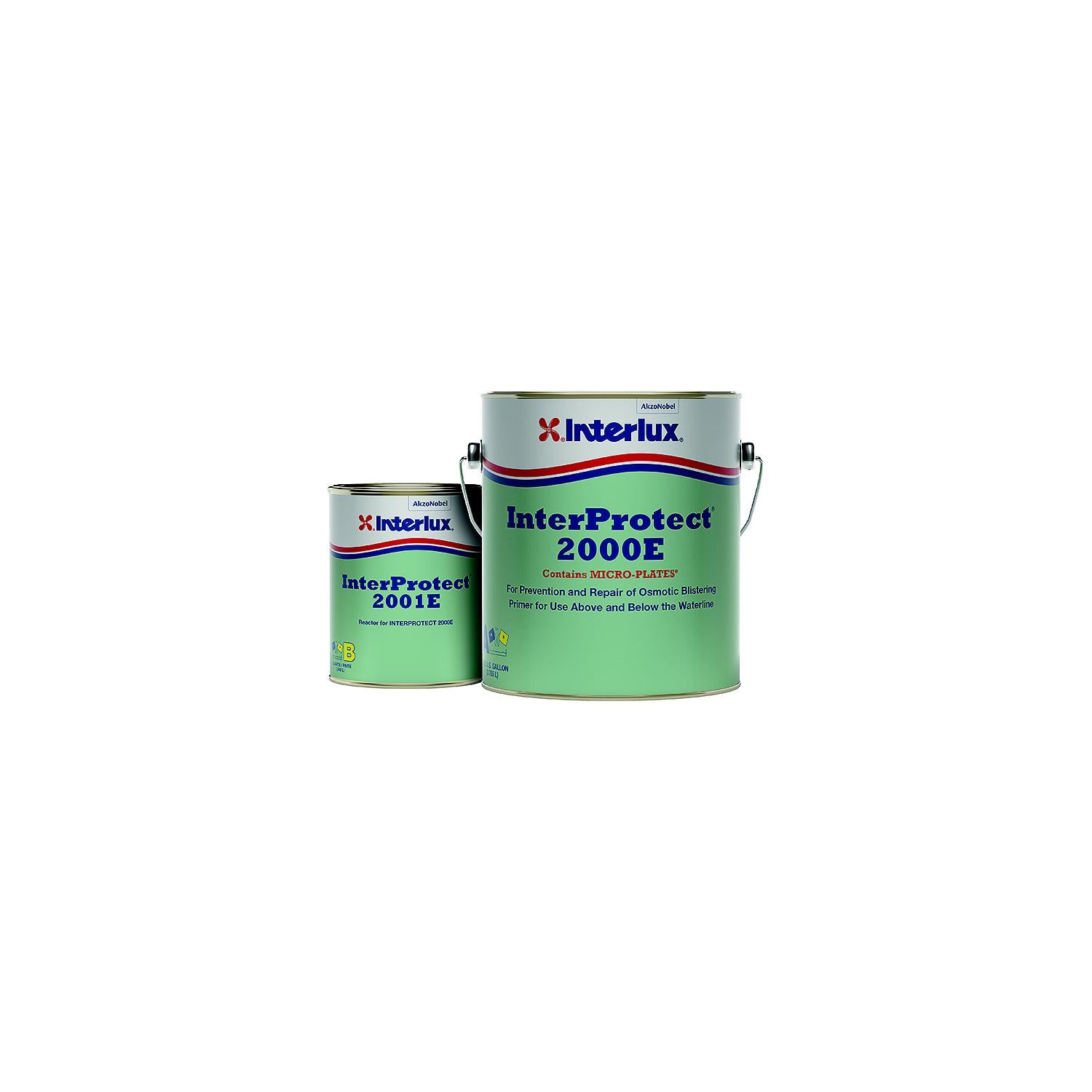 Interlux Y2000VOCKIT/1 Y2000VOCKITG Interprotect Low VOC Epoxy Primer, Gray, Gal., 2/case
