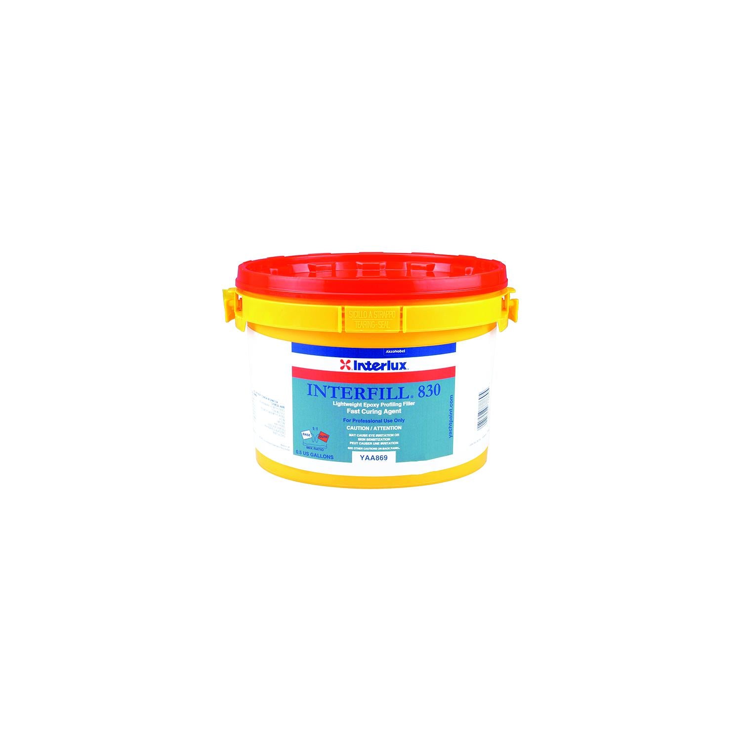 Interlux YAA869/2 YAA8692G Interfill 830 Lightweight Epoxy Fairing Compound, Part B Fast Cure2 Gal.