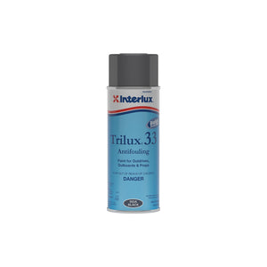 Interlux YBA064A/16 YBA064A16 Trilux 33 Antifouling Paint, Spray Can, Gray