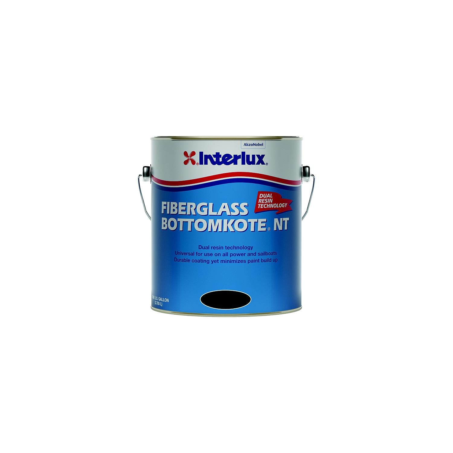 Interlux YBB369/1 YBB369G Fiberglass BottomkoteÂ® NT Bottom Paint, Blue Gal.