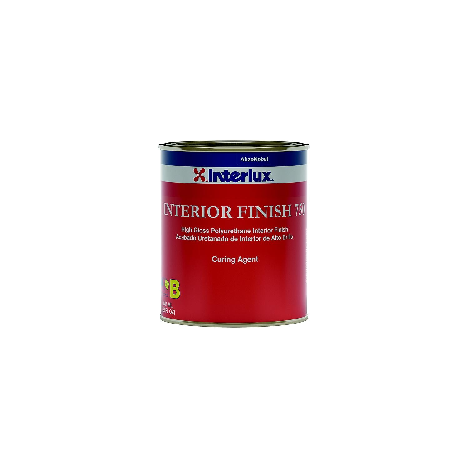 Interlux YIC751/22FLOZ YIC751 Interior Finish 750 Topside Paint, Curing Agent, 22 oz.