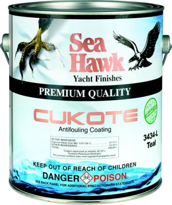 Seahawk Paint 3445LGL Sea Hawk Cukote 330 Vocâ„¢, Black, Gal.