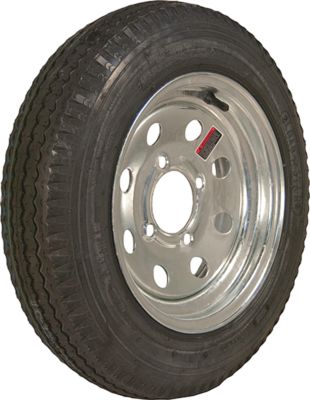 Loadstar Tires 30792 Bias Tire and Wheel (Rim) Assembly 530-12 4 Hole 6 Ply