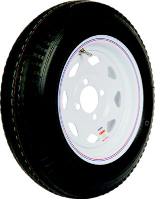 Loadstar Tires 30780 Bias Tire and Wheel (Rim) Assembly 530-12 4 Hole 6 Ply