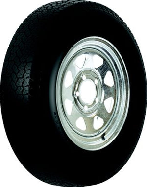 Loadstar Tires 3S880 Bias Tire and Wheel (Rim) Assembly ST225/75D-15 6 Hole D Ply