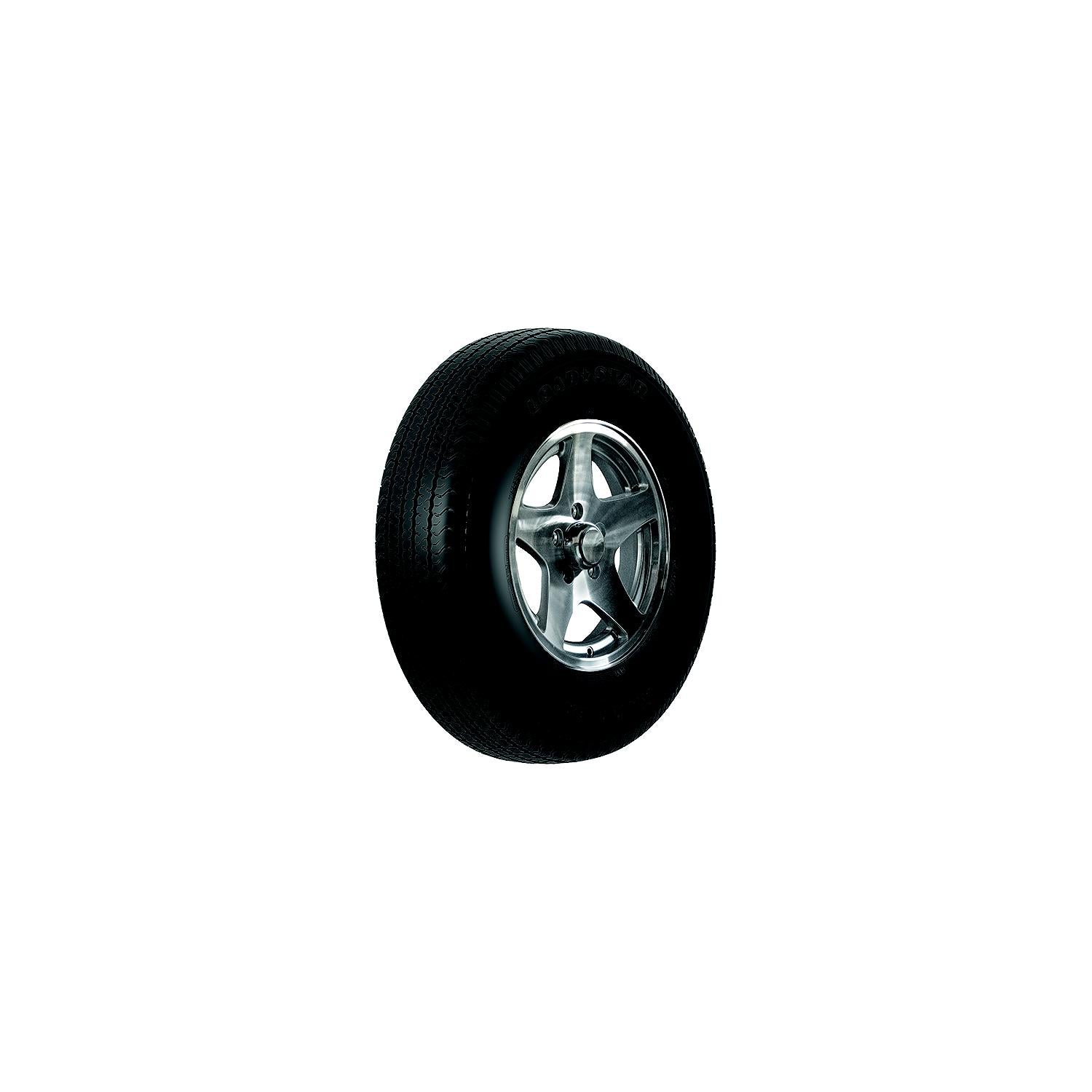 Loadstar Tires 32404 ST Radial Tire and Wheel (Rim) Assembly ST205/75R-15 5 Hole C Ply