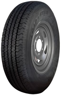 Loadstar Tires 32677 ST Radial Tire and Wheel (Rim) Assembly ST225/75R-15 6 Hole D Ply