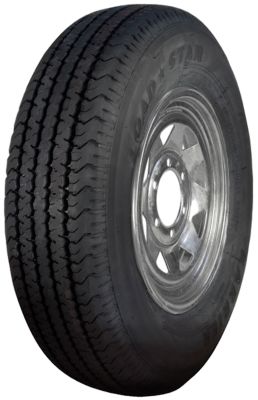 Loadstar Tires 32666 ST Radial Tire and Wheel (Rim) Assembly ST225/75R-15 6 Hole D Ply
