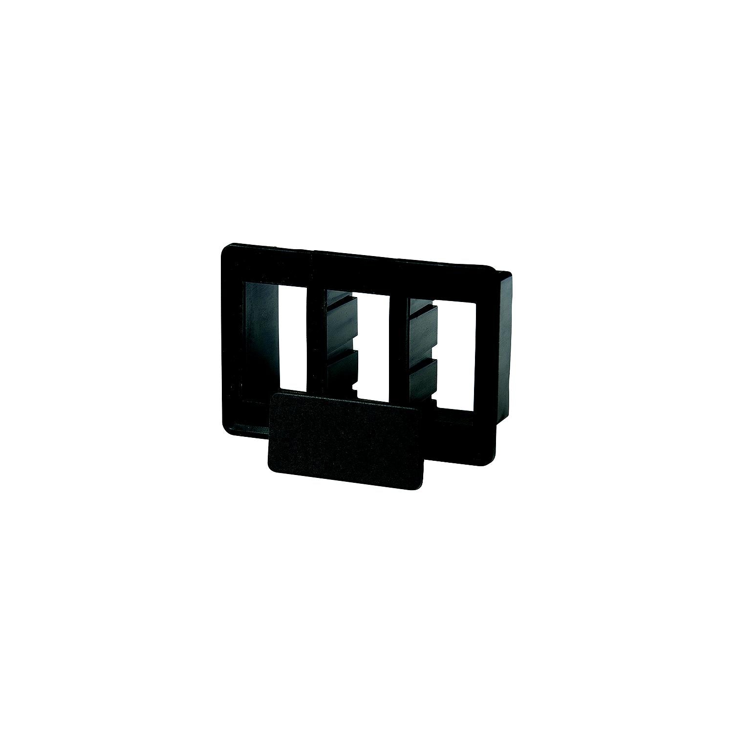 BEP 1001701 Rocker Switch Bracket, Triple, 2 Ends & 1 Center