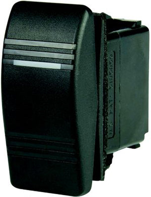 BEP 1001807 Weather Resistant Contura Rocker Switch, On-Off-(On), DPDT, 1/4