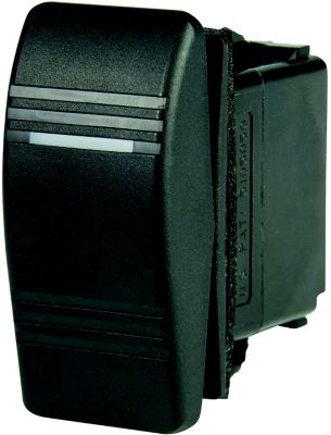 BEP 1001807 Weather Resistant Contura Rocker Switch, On-Off-(On), DPDT, 1/4