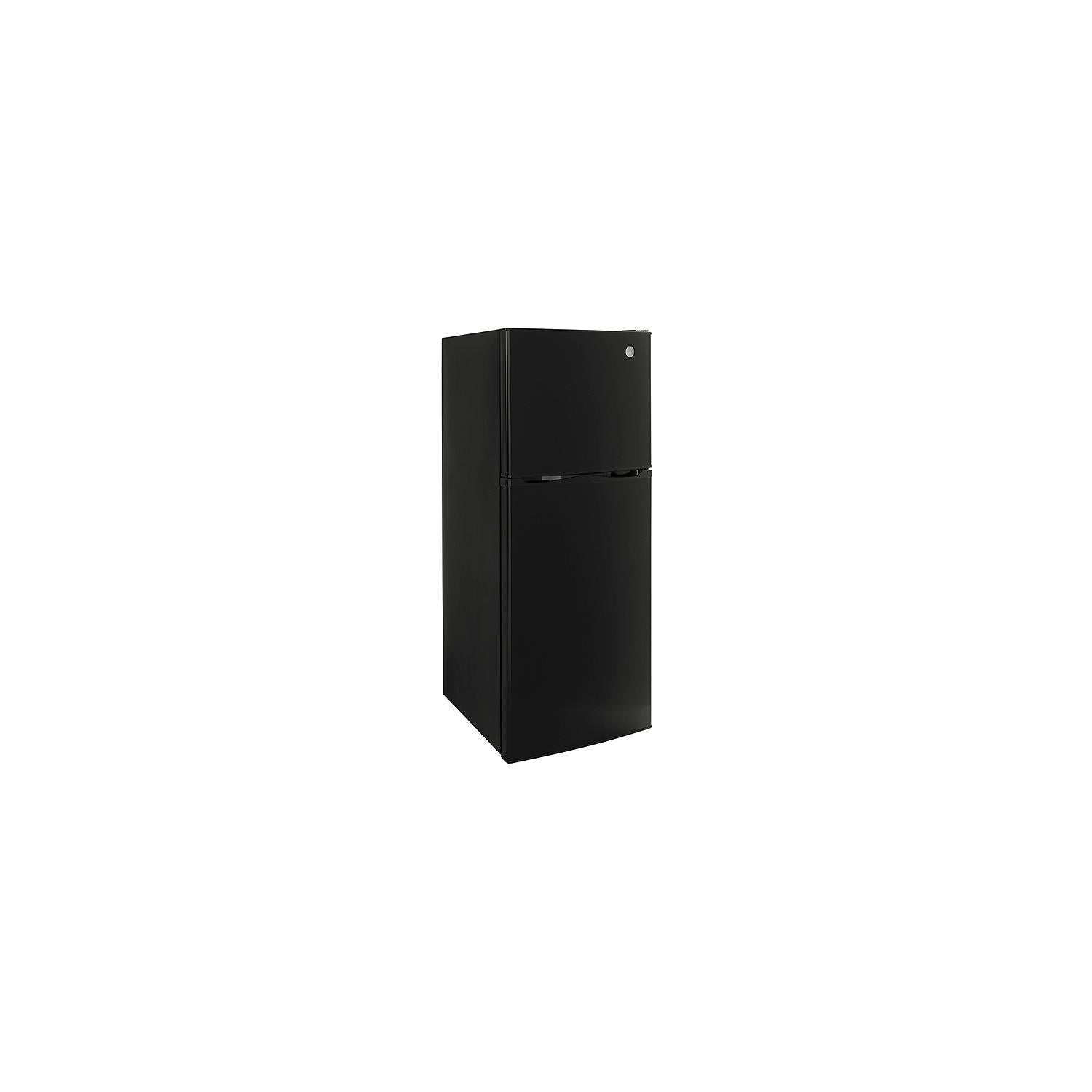 GE Appliances GPV10FGNBB-R GPV10FGNBB 12V Top-Freezer Refrigerator, 9.8 cu. ft., Black