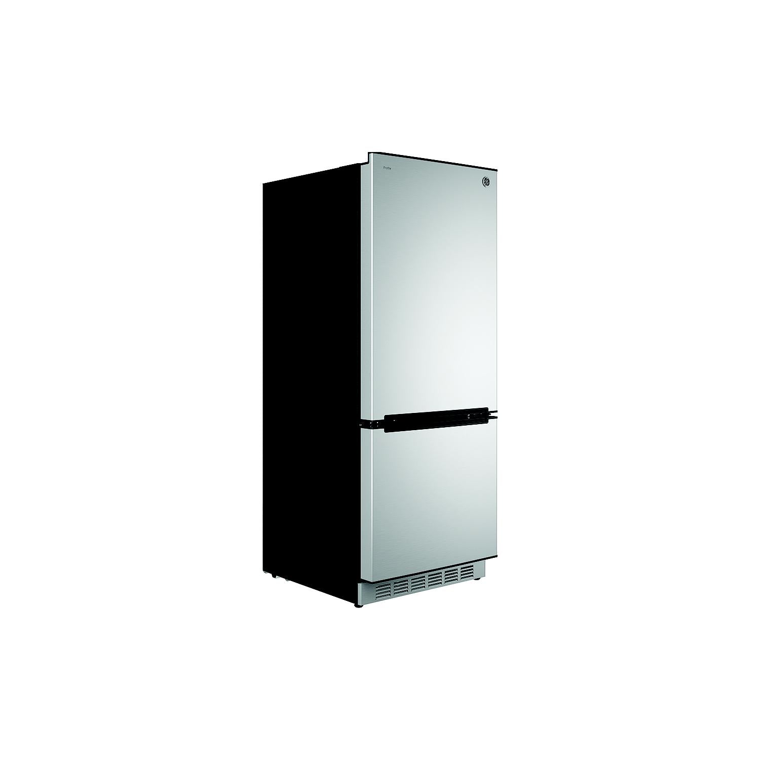 GE Appliances PBV10RSTSS GEÂ® Profileâ„¢ Bottom Freezer Refrigerator Fingerprint Resistant Stainless Steel