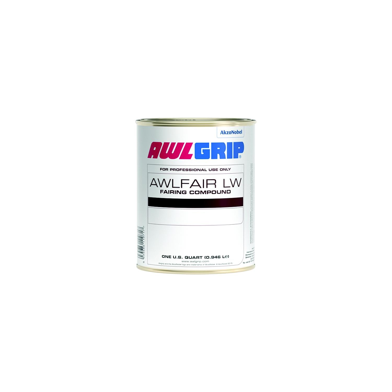 Awlgrip OD7222/1QTUS Awlfair LW Trowelable Fairing Compound Fast Converter, Red Qt.