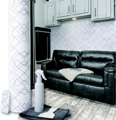 Genesis 543528 REVIVE Wall Covering Kit, Silver Prism, 2' x 50'
