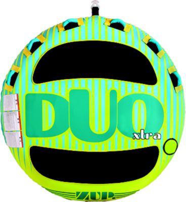 Zup ZUP-75908 ZUP 75908 2-Person Duo Xtra Towable Tube with Deck Pads