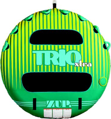 Zup ZUP-75915 ZUP 75915 3-Person TRIO Xtra Towable Tube with Deck Pads