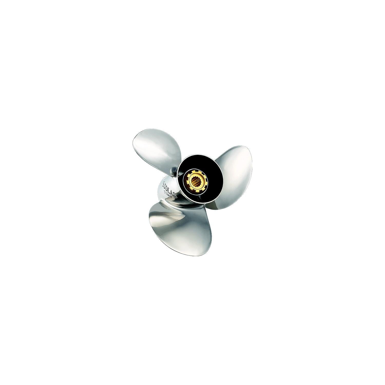 Solas Propeller 1431-133-17 New Saturn Stainless Steel 3-Blade For Mercury