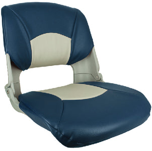 Springfield Skipper Seat With Cushions&#44; Blue/Gray/Gray Shell